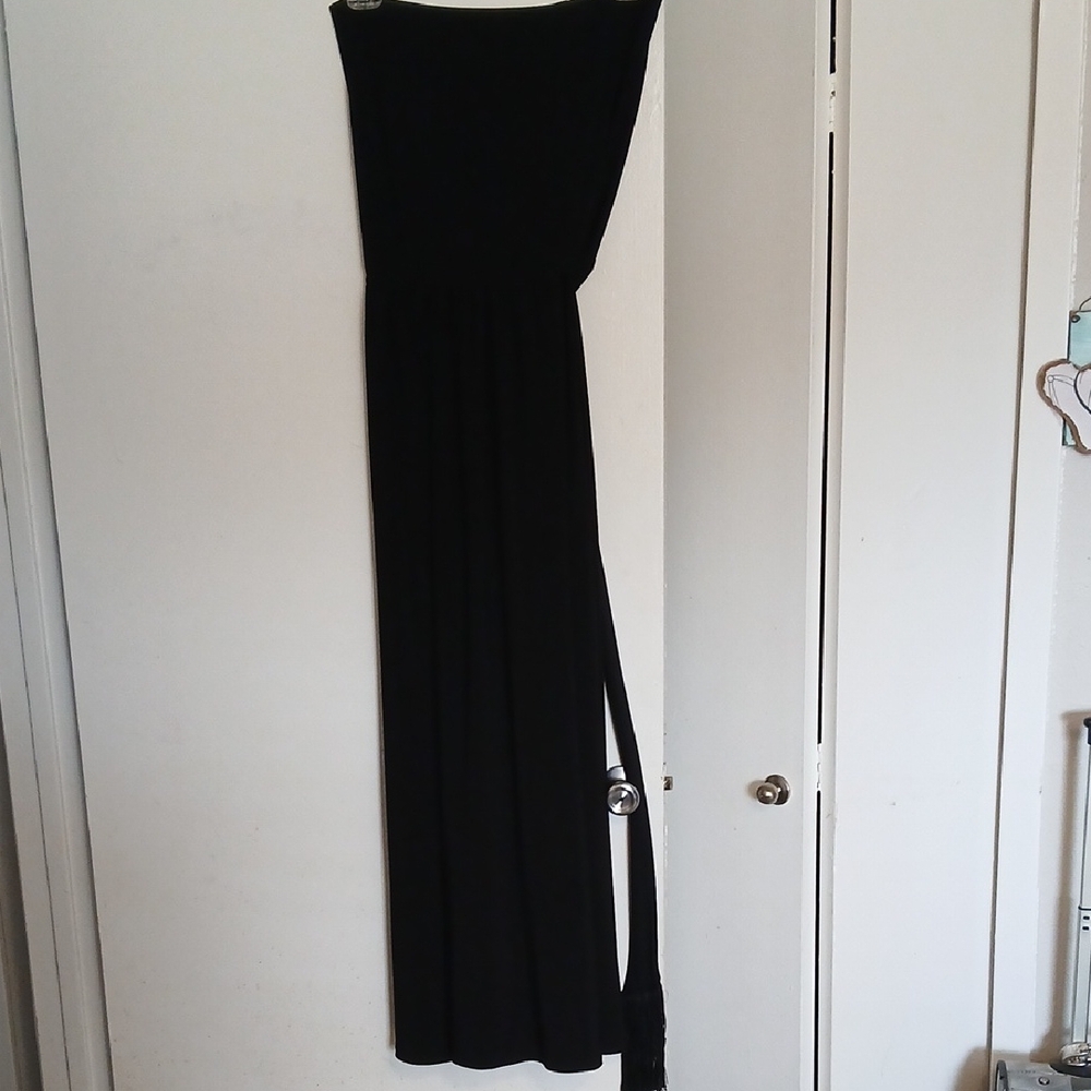 MSK Black Strapless Romper